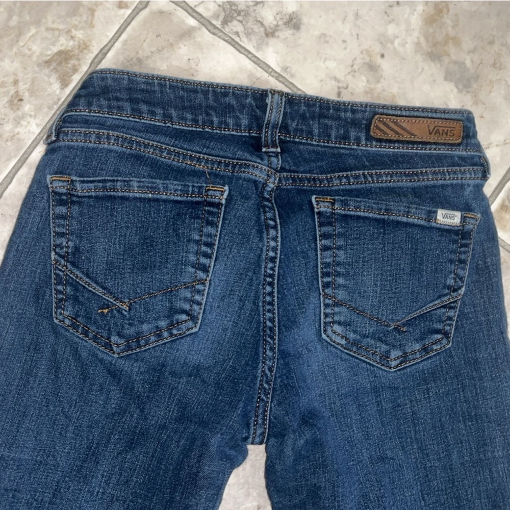 💙 EUC Y2K Vans Women’s Dark Wash Skinny Jeans 💙